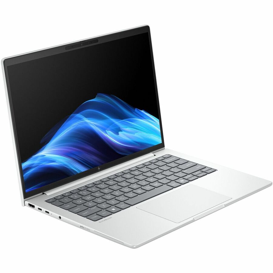 HP EliteBook 8 G1i 14" Touchscreen Notebook - WUXGA - Intel Core Ultra 5 225U - 16 GB - 512 GB SSD - English Keyboard - Glacier Silver — BE9E5UT#ABA