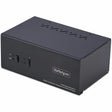 StarTech.com 2-Port Dual-Monitor DisplayPort and HDMI KVM Switch, 4K 60Hz, 2-Port USB 5Gbps Hub, 2x USB HID Ports, Hotkeys, TAA Compliant — P2ADDH462-KVM-SWITCH