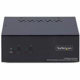 StarTech.com 2-Port Dual-Monitor DisplayPort and HDMI KVM Switch, 4K 60Hz, 2-Port USB 5Gbps Hub, 2x USB HID Ports, Hotkeys, TAA Compliant — P2ADDH462-KVM-SWITCH
