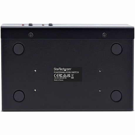 StarTech.com 2-Port Dual-Monitor DisplayPort and HDMI KVM Switch, 4K 60Hz, 2-Port USB 5Gbps Hub, 2x USB HID Ports, Hotkeys, TAA Compliant — P2ADDH462-KVM-SWITCH