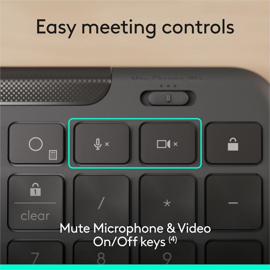 Logitech Signature Slim Wired K620 for Business, Full-Size Keyboard, USB-C Plug-and-Play, scissor keys, Graphite — 920-013302