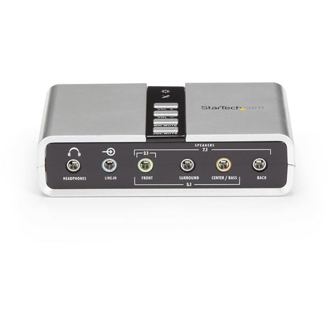 StarTech.com 7.1 USB Audio Adapter External Sound Card — ICUSBAUDIO7D