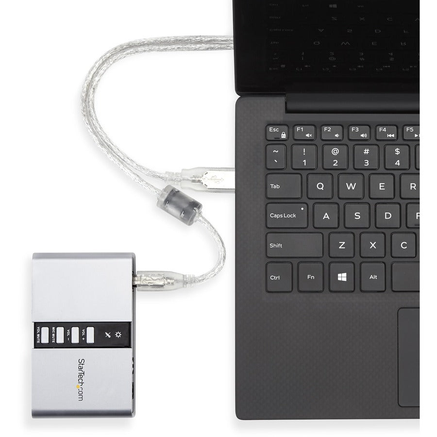 StarTech.com 7.1 USB Audio Adapter External Sound Card — ICUSBAUDIO7D