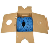 Eaton Tripp Lite Series Cat5e 350 MHz Solid Core (UTP) PVC Bulk Ethernet Cable - Blue, 1000 ft. (304.8 m), TAA — n022-01k-bl