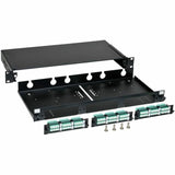 Eaton Tripp Lite Series 36-Port Fiber Patch Panel Enclosure, 1U Rack-Mount (LC/LC) — N492-036-LCLC-E
