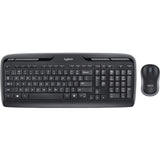 Logitech MK320 Wireless Keyboard and Mouse Combo for Windows, 2.4 GHz Wireless with Unifying USB-Receiver, Portable Mouse, Multimedia Keys — 920-002836