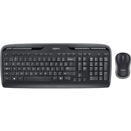 Logitech MK320 Wireless Keyboard and Mouse Combo for Windows, 2.4 GHz Wireless with Unifying USB-Receiver, Portable Mouse, Multimedia Keys — 920-002836