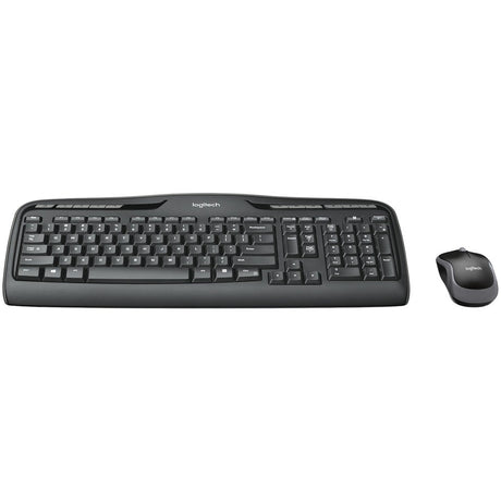 Logitech MK320 Wireless Keyboard and Mouse Combo for Windows, 2.4 GHz Wireless with Unifying USB-Receiver, Portable Mouse, Multimedia Keys — 920-002836