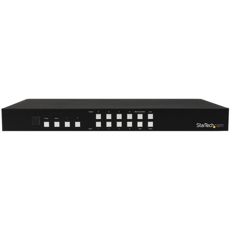 StarTech.com 4x4 HDMI Matrix Switch with Picture-and-Picture Multiviewer or Video Wall — VS424HDPIP