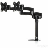 StarTech.com Desk Mount Dual Monitor Arm, Dual Articulating Monitor Arm, Height Adjustable, For VESA Monitors up to 24" (29.9lb/13.6kg) — ARMDUAL