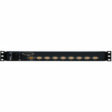 Eaton Tripp Lite Series NetDirector 8-Port 1U Rack-Mount Console KVM Switch with 19-in. LCD + 8 PS2/USB Combo Cables; TAA Compliant — B020-U08-19KTAA