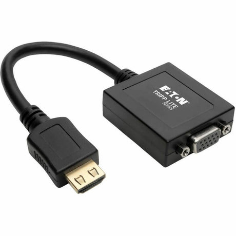 Eaton Tripp Lite Series HDMI to VGA with Audio Converter Cable Adapter for Ultrabook/Laptop/Desktop PC, (M/F), 6-in. (15.24 cm), TAA — P131-06N