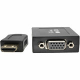 Eaton Tripp Lite Series HDMI to VGA with Audio Converter Cable Adapter for Ultrabook/Laptop/Desktop PC, (M/F), 6-in. (15.24 cm), TAA — P131-06N