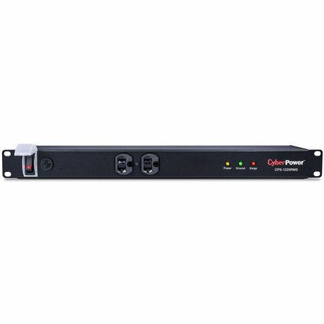 CyberPower CPS1220RMS Rackbar 12 - Outlet Surge Protector with 1800 J Surge Suppression — CPS-1220RMS