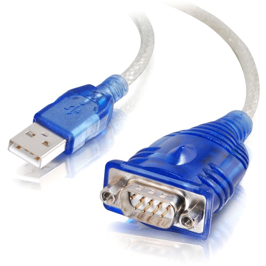 C2G 1.5ft USB to DB9 Serial Cable - RS232 Adapter Cable — 26886