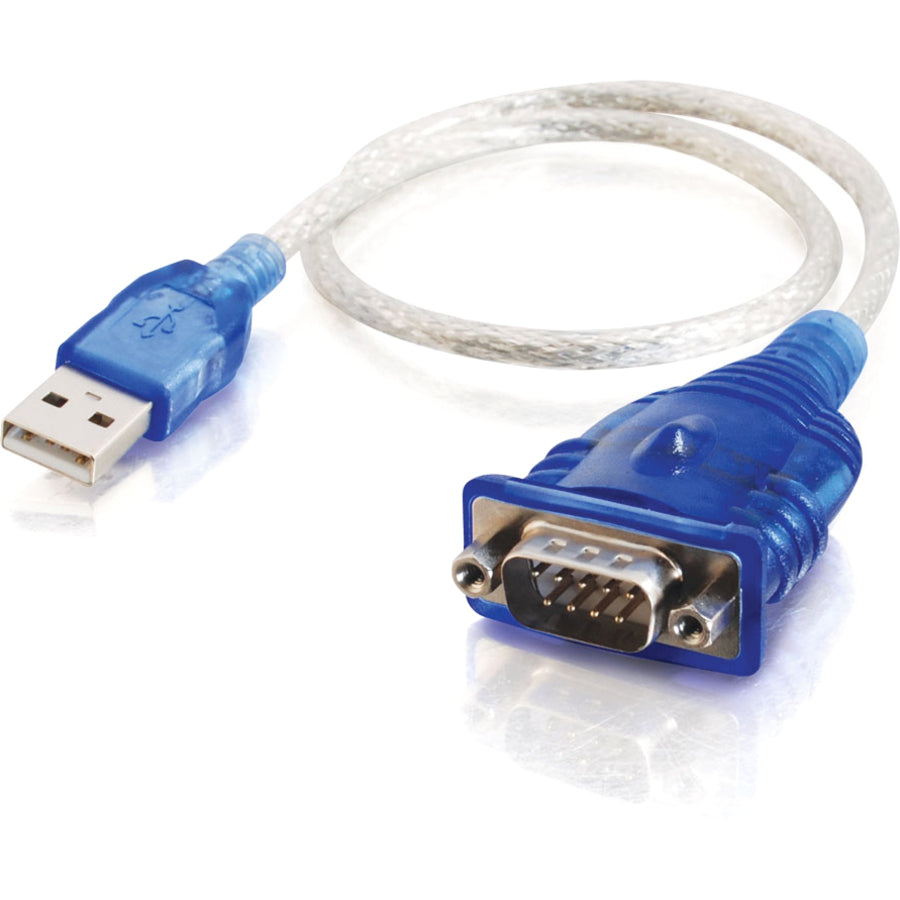 C2G 1.5ft USB to DB9 Serial Cable - RS232 Adapter Cable — 26886