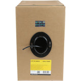 StarTech.com Bulk Cat 5e Ethernet Cable - 1000 ft. (304,8m) - Solid - CMR-Rated - Black - TAA Compliant — WIR5ECMRBK