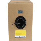 StarTech.com Bulk Cat 5e Ethernet Cable - 1000 ft. (304,8m) - Solid - CMR-Rated - Black - TAA Compliant — WIR5ECMRBK