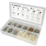 StarTech.com Deluxe Assortment PC Screw Kit - Screw Nuts and Standoffs - Assortment Of 12 Common PC Case Screws - Screw kit — PCSCREWKIT