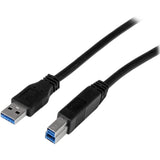 StarTech.com 1m (3ft) Certified SuperSpeed USB 3.0 (5Gbps) A to B Cable - M/M — USB3CAB1M