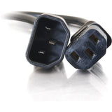 C2G 15ft 18 AWG Computer Power Extension Cord (IEC320C14 to IEC320C13) — 20941