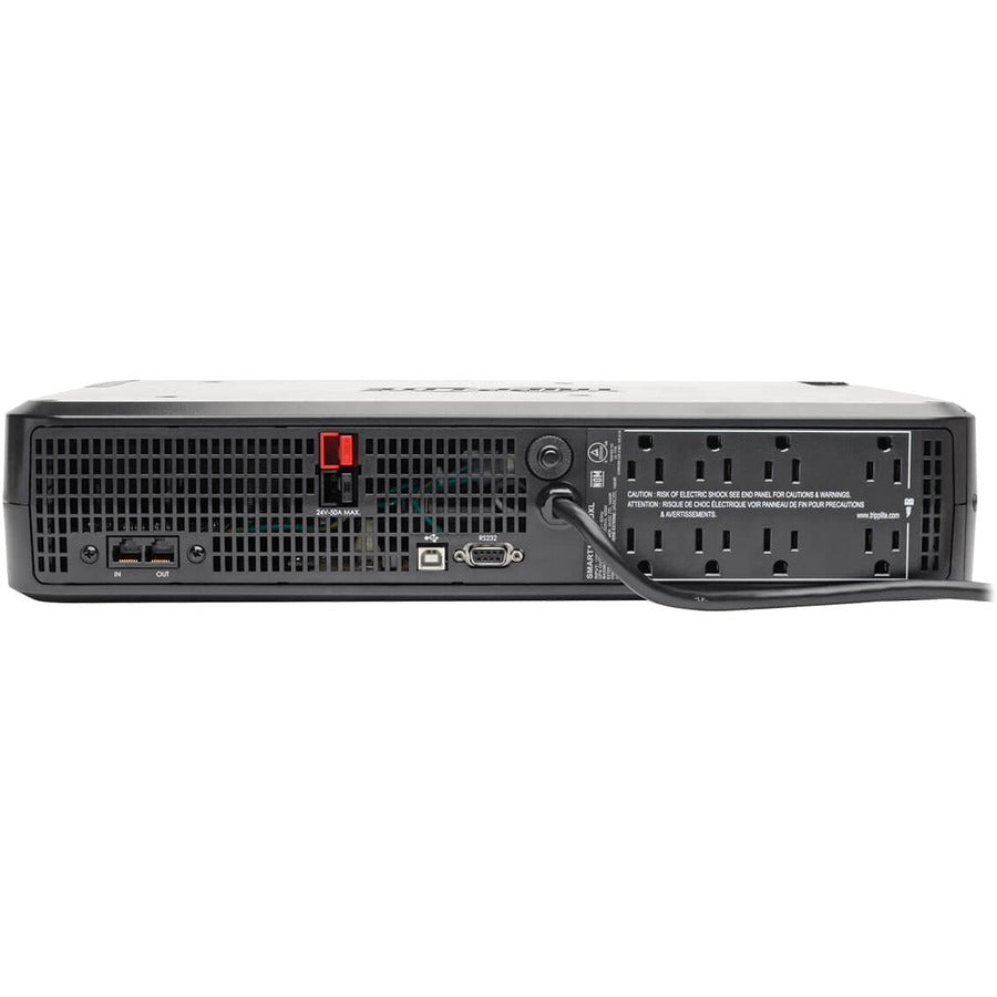 Eaton Tripp Lite Series SmartPro LCD 120V 1500VA 900W Line-Interactive UPS, AVR, Extended Runtime, 2U Rack/Tower, LCD, USB, DB9, 8 Outlets — SMART1500LCDXL