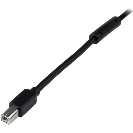 StarTech.com 65ft (20m) Active USB 2.0 A to B Cable, Long USB Cable, USB Printer Cable, 1x USB A (M), 1x USB B (M), Black — USB2HAB65AC