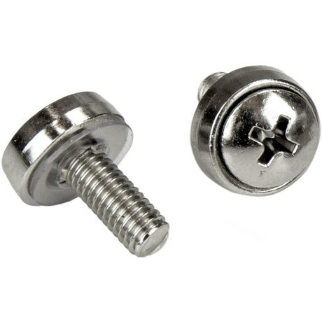 StarTech.com 100 Pkg M5 Mounting Screws and Cage Nuts for Server Rack Cabinet — CABSCREWM52