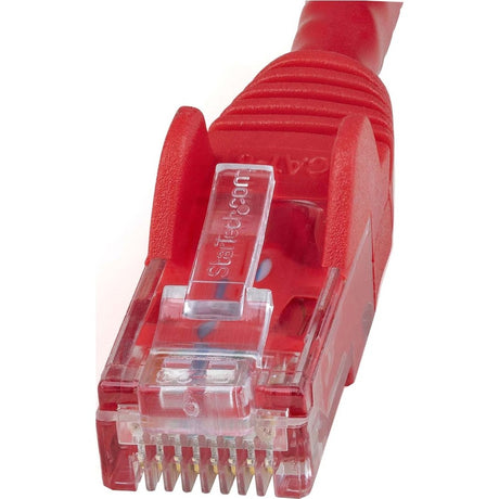 StarTech.com 15ft CAT6 Ethernet Cable - Red Snagless Gigabit - 100W PoE UTP 650MHz Category 6 Patch Cord UL Certified Wiring/TIA — N6PATCH15RD