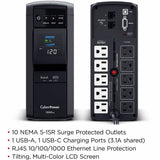CyberPower CP1000PFCLCD PFC Sinewave UPS Systems — CP1000PFCLCD
