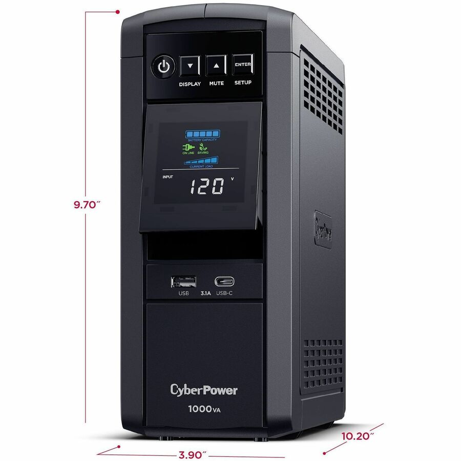 CyberPower CP1000PFCLCD PFC Sinewave UPS Systems — CP1000PFCLCD