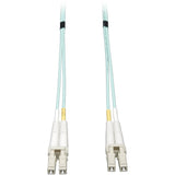 Eaton Tripp Lite Series 10Gb Duplex Multimode 50/125 OM3 LSZH Fiber Patch Cable (LC/LC) - Aqua, 1M (3 ft.) — N820-01M