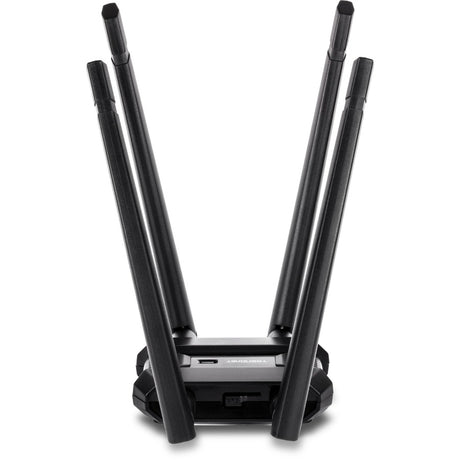 TRENDnet AC1900 High Power Dual Band Wireless USB Adapter, TEW-809UB, Stream 4K HD Video, Windows-Mac OS Compatible, USB 3.0 to USB Type A, Black — TEW-809UB