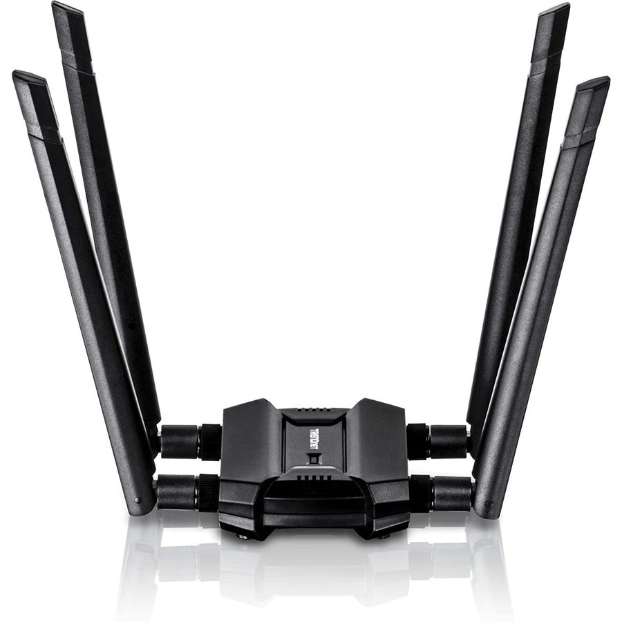 TRENDnet AC1900 High Power Dual Band Wireless USB Adapter, TEW-809UB, Stream 4K HD Video, Windows-Mac OS Compatible, USB 3.0 to USB Type A, Black — TEW-809UB