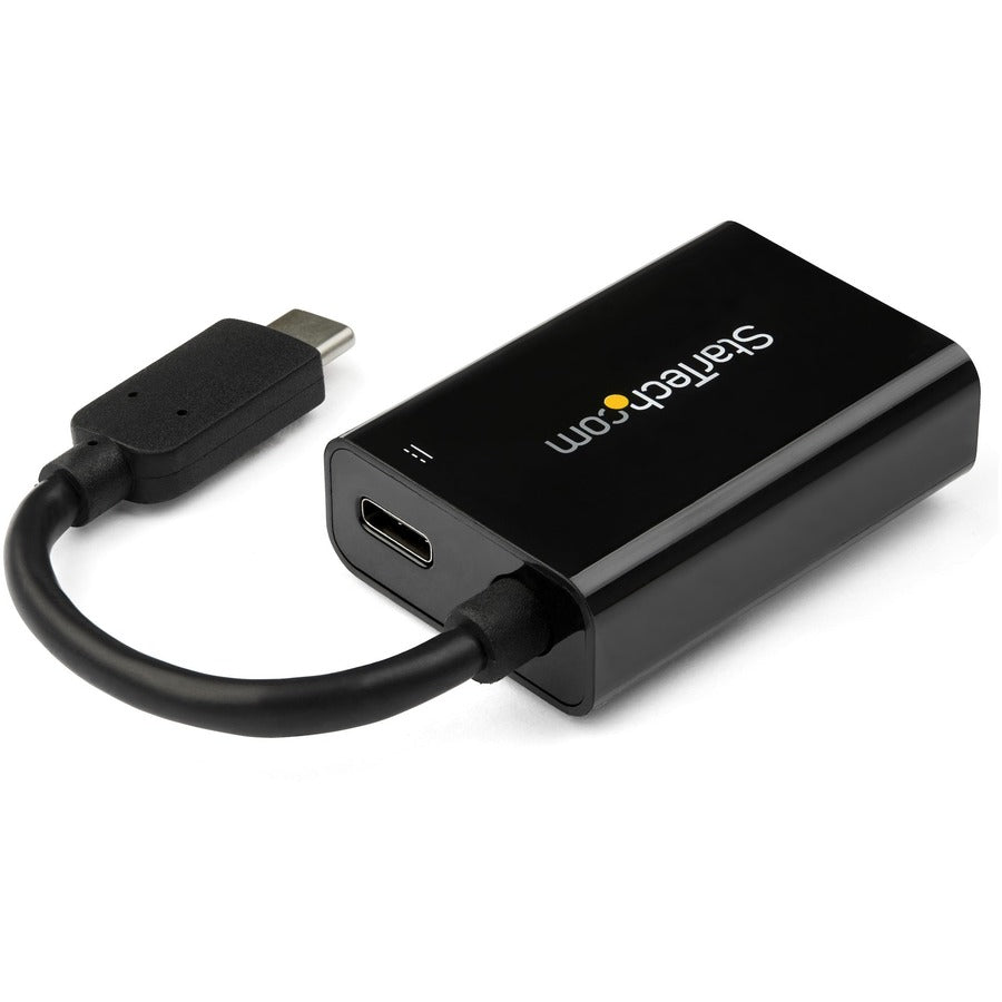 StarTech.com USB C to VGA Adapter with 60W Power Delivery Pass-Through - 1080p USB Type-C to VGA Video Converter w/ Charging - Black — CDP2VGAUCP