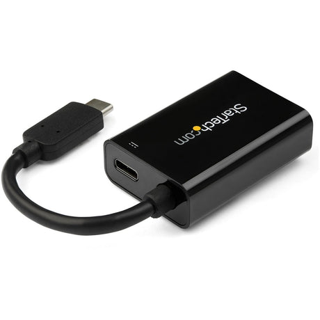 StarTech.com USB C to VGA Adapter with 60W Power Delivery Pass-Through - 1080p USB Type-C to VGA Video Converter w/ Charging - Black — CDP2VGAUCP