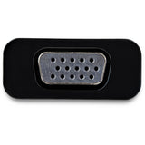 StarTech.com USB C to VGA Adapter with 60W Power Delivery Pass-Through - 1080p USB Type-C to VGA Video Converter w/ Charging - Black — CDP2VGAUCP