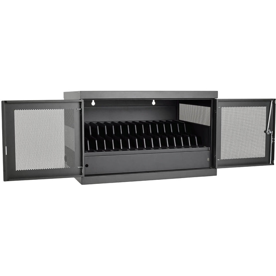 Eaton Tripp Lite Series 16-Device USB Charging Station Cabinet with Sync for iPad and Android Tablets, Wall-Mount and Cart Options, Black — CSC16USB