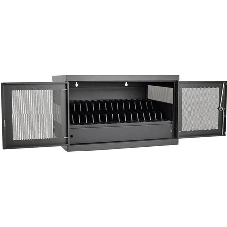 Eaton Tripp Lite Series 16-Device USB Charging Station Cabinet with Sync for iPad and Android Tablets, Wall-Mount and Cart Options, Black — CSC16USB