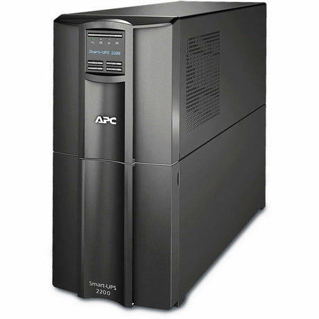 APC Smart-UPS, Line Interactive, 2200VA, Tower, 120V, 8x NEMA 5-15R+2x NEMA 5-20R outlets, SmartConnect Port+SmartSlot, AVR, LCD — SMT2200C