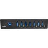 Eaton Tripp Lite Series 7-Port Industrial-Grade USB 3.x (5Gbps) Hub - 20 kV ESD Immunity, Metal Housing, Mountable — U360-007-IND