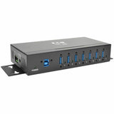 Eaton Tripp Lite Series 7-Port Industrial-Grade USB 3.x (5Gbps) Hub - 20 kV ESD Immunity, Metal Housing, Mountable — U360-007-IND