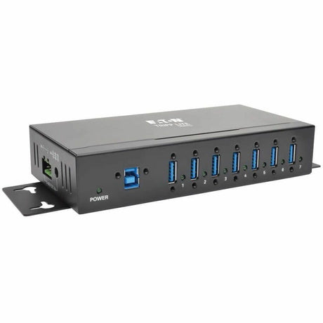 Eaton Tripp Lite Series 7-Port Industrial-Grade USB 3.x (5Gbps) Hub - 20 kV ESD Immunity, Metal Housing, Mountable — U360-007-IND