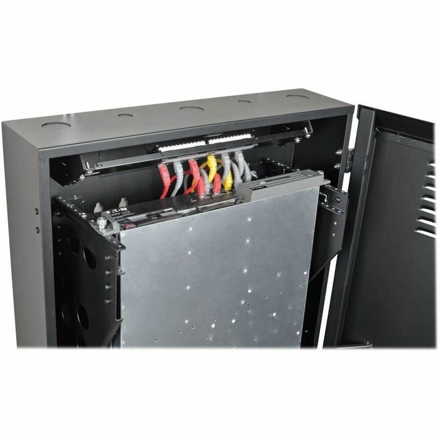 Eaton Tripp Lite Series SmartRack 2U Low-Profile Vertical-Mount Switch-Depth Wall-Mount Rack Enclosure Cabinet — SRWF2U