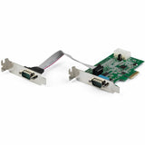StarTech.com 2-port PCI Express RS232 Serial Adapter Card - PCIe Serial DB9 Controller Card 16950 UART - Low Profile - Windows and Linux — PEX2S953LP