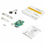 StarTech.com 2-port PCI Express RS232 Serial Adapter Card - PCIe Serial DB9 Controller Card 16950 UART - Low Profile - Windows and Linux — PEX2S953LP