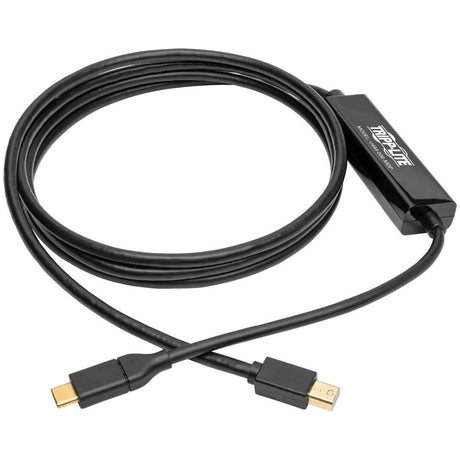 Eaton Tripp Lite Series USB-C to Mini DisplayPort Active Adapter Cable (M/M), 4K 60 Hz, Black, 6 ft. (1.8 m) — U444-006-MDP