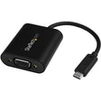 StarTech.com USB-C to VGA Adapter - 1920x1200 - USB C Adapter - USB Type C to VGA Monitor / Projector Adapter — CDP2VGASA