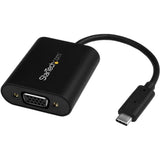 StarTech.com USB-C to VGA Adapter - 1920x1200 - USB C Adapter - USB Type C to VGA Monitor / Projector Adapter — CDP2VGASA