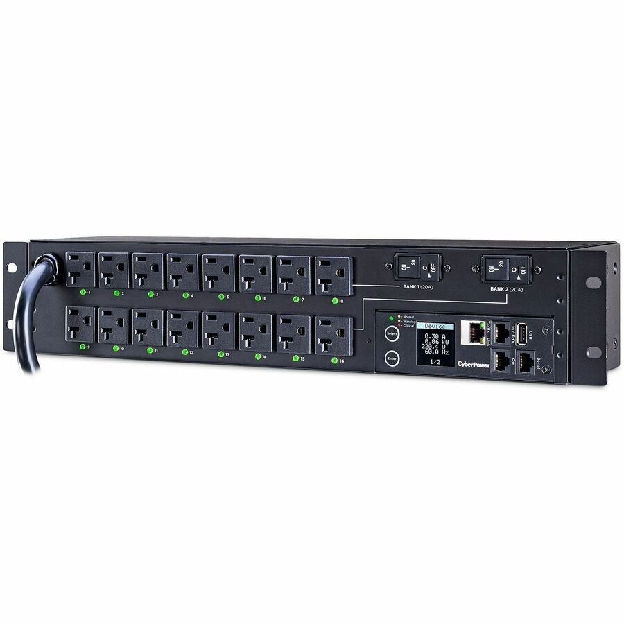 CyberPower PDU41003 Single Phase 100 - 120 VAC 30A Switched PDU — PDU41003